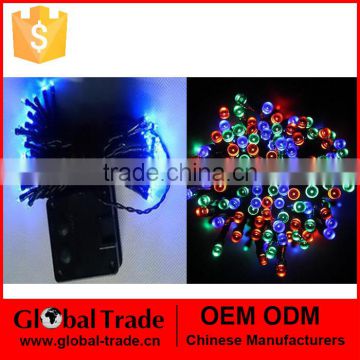 G0075 2v 50LED Four Mixed Color Pink Solar Fairy Lights String Trees Christmas Party Garden Outdoor Light