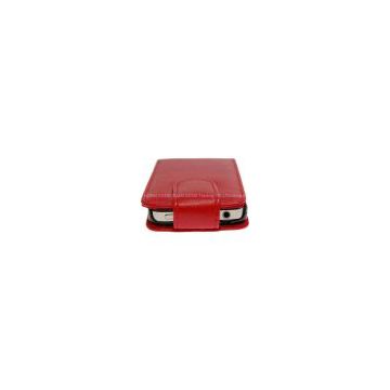 Red Leather Case for iPhone 4