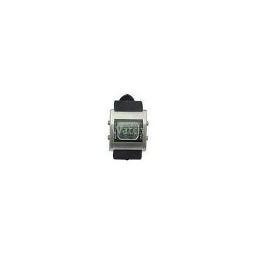 Multifunction Digital Watch Rectangular EL Backlight G-shock Vibration Wristwatch
