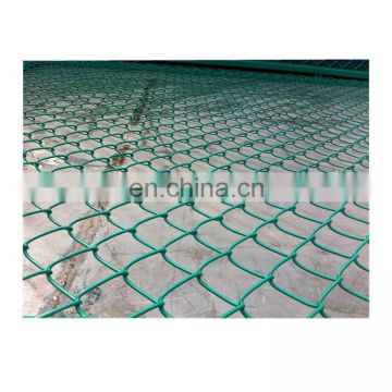 PVC Plastic Coated Chain Link Wire Mesh Fence