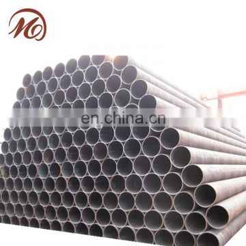 black round metal carbon ERW steel tube