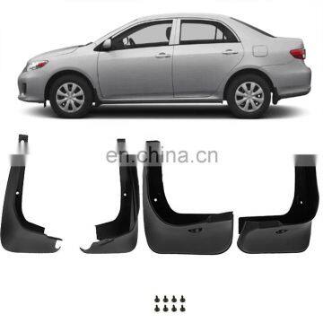 Splash Guards Full Set Front Rear For 2009-2013 Toyota Corolla Mud Flaps