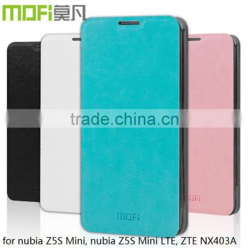 MOFi Top Sale PU Leather Flip Cell Phone Cover Case for nubia Z5S Mini, nubia Z5S Mini LTE, ZTE NX403A