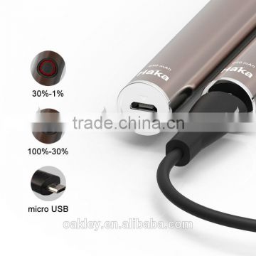 Oakley ecig supply for hot-selling ecig usb passthrough haka micro usb battery