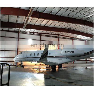 Prefab Metal Barn Large Span Hangar Steel Structure Warehouse