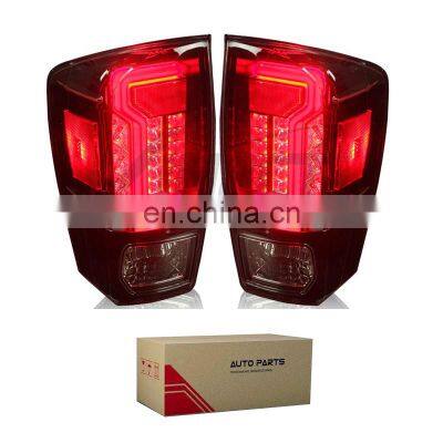 GELING More Attractive DOT SAE ABS PP Material Red Cover Rear Brake Light For Toyota Tacoma 2016-2021