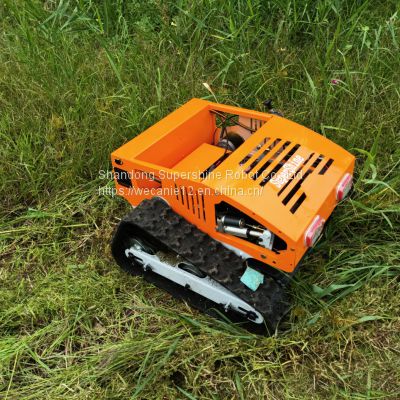 robotic slope mower, China remote controlled lawn mower price, tracked remote control lawn mower for sale