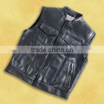 Customized demanded leather vest