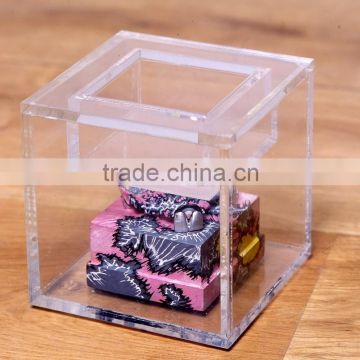 Best sale acrylic square box, clear acrylic display box,high quality acrylic storage box