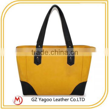 2015 factory price woman pu leather handbag manufactures China