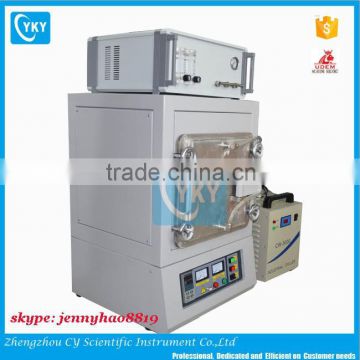Laboratory nitrogen atmosphere muffle furnace with water chiller and mass flow controller