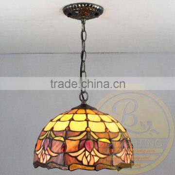 French classcal pendant tiffany lamp for restaurant,baolian pendant tiffany lamp for restaurant