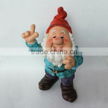 2016 Customized L24*W18.5*H35CM Resin Gnome Figurine