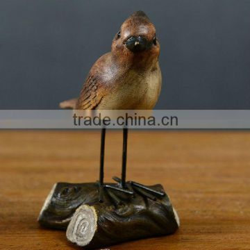 2016 for decoration Bird resin figurines/Made OEM animal statues resin figurine/Customized PVC High Quality resin figurines
