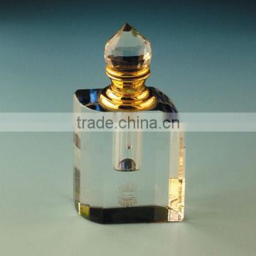 Fashionable Clear Crystal Perfume Bottle Body Glass Bottle