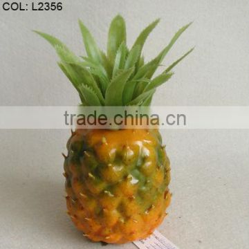 2014Artificial Fake Fruits 4*9 Inch Artificial Polyfoam Weighted Pineapple House Decoration