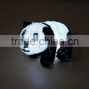 3d Led Sculpture Light - Panda 106 220pcs Led 18w Ip44 24v Cold White