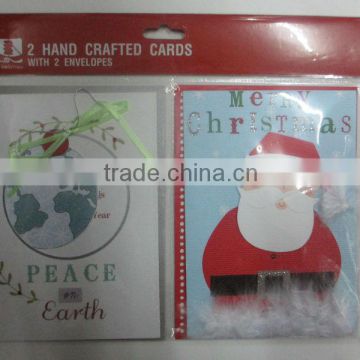 Hand crafted card, Christmas gift card, christmas greeting card