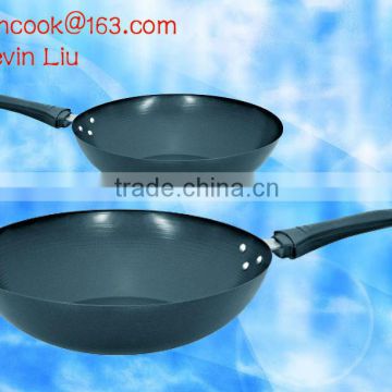 non stick carbon steel wok