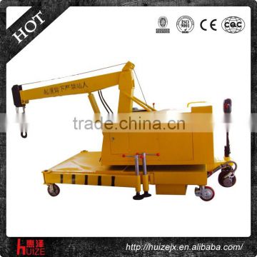 19-Passed egypr electric market need CIQ certificate of Self walking Electric Rotation Crane made in china HuiZe forklift