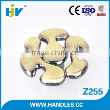 Most popular high quality flower shaped drawer pull knobs