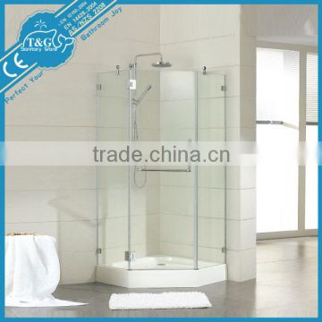 2015 high quality luxury Stainless Steel shower booth