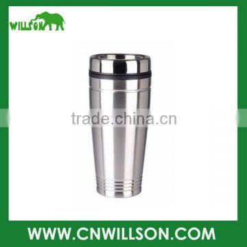 Double Wall Stainless Steel vacuum bottle/16oz travel mugs