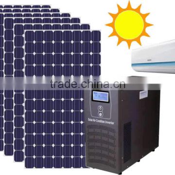 1.5HP Solar Powered Air Conditioner with 2kw Inverter