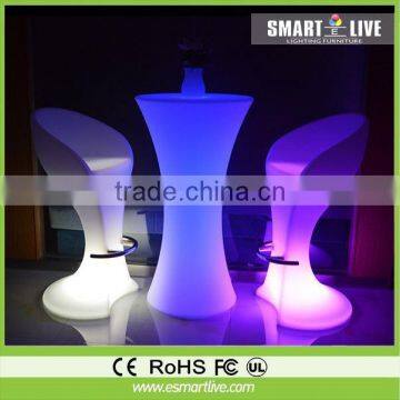 translucent led bar table for nightclub