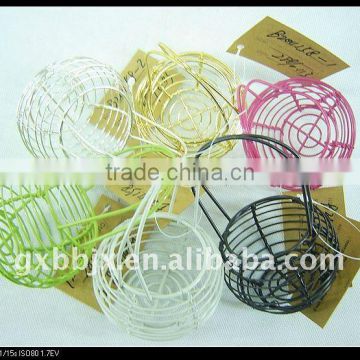 Wire small storage gift handmade hanging basket