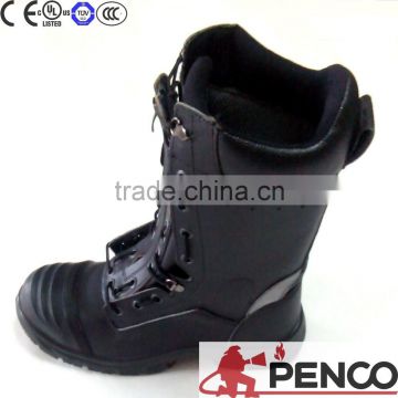 EN ISO standard full leather rescue boots