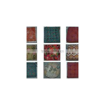 Assortment of decorative floor cushions