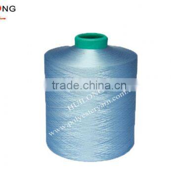 100 polyester draw textured yarn DTY non or high intermingle