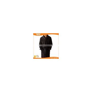 Cheap Price Colar brushed Fleece Bathrobe In Stock for hotel use