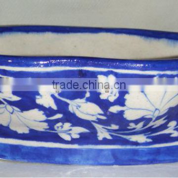 Handmade Blue Pottery Bowls , Hand painted ceramic Bowls
