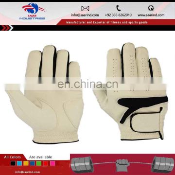 Genuine Micro Fiber Left Hand Soft Ventilated Golf Glove for Men Fashionable Golve