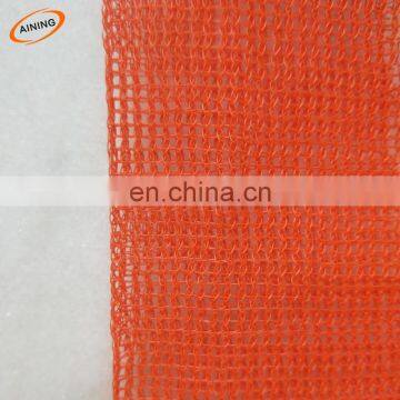 100% HDPE Orange safety net fall prevention with promotional price