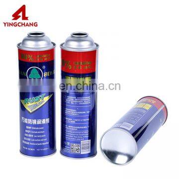 CMYK metal type straight-wall empty aerosol tin can