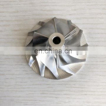 CT26 17291-17010 42.12/64.89mm 6+6 blades Turbocharger aluminum 2618/milling/Billet compressor wheel for 17201-17010