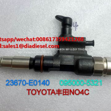 Good Quality Diesel Fuel Common Rail Injector 095000-5321 23670E0140 for Toyota NO4C for sale