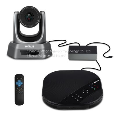 Hotrain FXAO3000 10x zoom 1080P 30Fps Camera Speakerphone Microphone Docking Station  Audio/Video Conferencing System