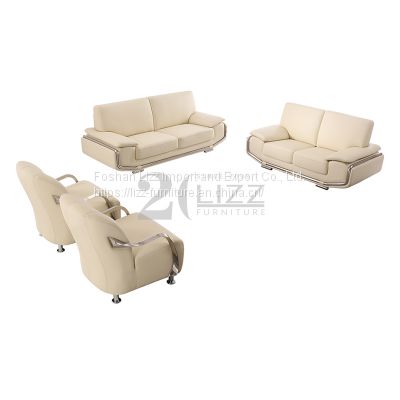 Contemporary Italian Leather Upholstery Furniture Leather Sofa Couch