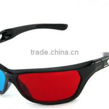 2016 new style cheap china wholesale red and blue gym 3D glasses