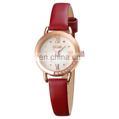 Top Brand SKMEI 1769 Fashion Ladies Watches Leather Female Quartz Watch Women Relojes de Mujer
