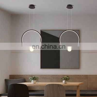 Low Price Fashion Indoor Decoration Home Shop Cafe Black Gold Color LED Modern Chandelier Light
