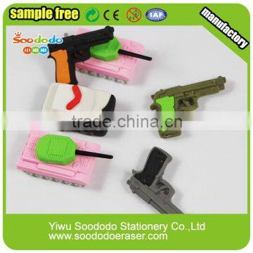 Gun Shape Puzzle TPR Eraser For Kids