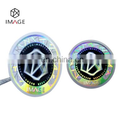 Custom Full Color Round Security Holographic Stickers for Packing