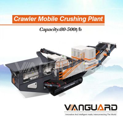 Mobile Jaw Stone Crusher Tracked Mobile Concrete Crusher