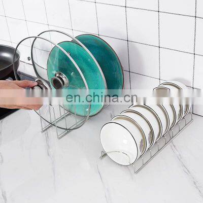 wholesale kitchen over sink dish drying rack metal simple stainless steel dish rack kitchen household storage rack