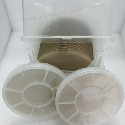 600um SiC slicing wafer Manufacturer As-cut SiC substrate factory